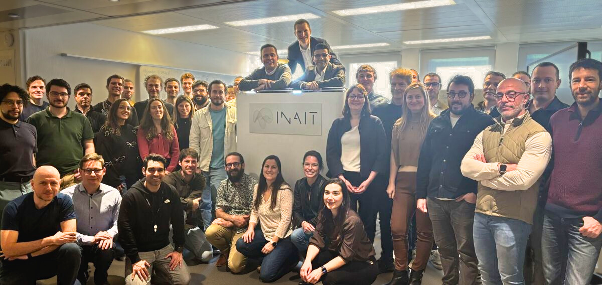 Swiss AI startup inait team